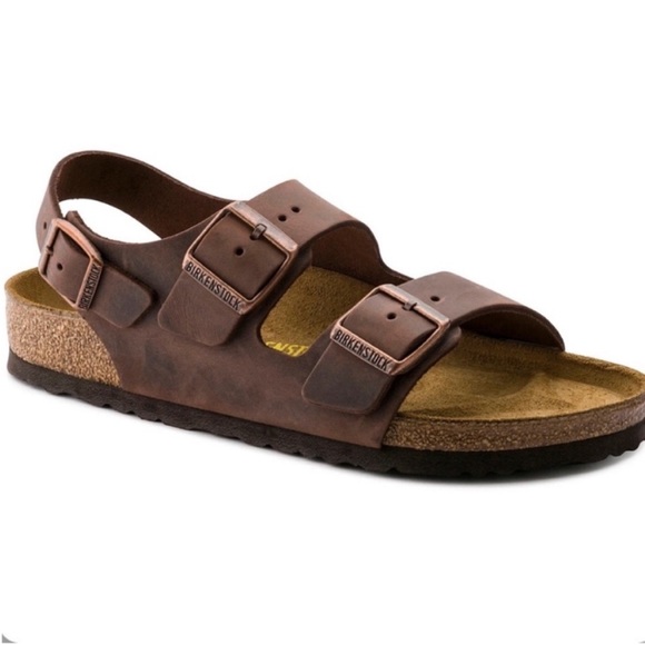 Birkenstock Milano Sandal Brown 42 NEW - Picture 1 of 7